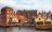 Schilderij van Hilverdink, de werf Lijnbaansgracht in de tijd van H. Bernhard senior, tweede helft 19e eeuw. (fotocoll. H. van Spanje))